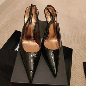 Dolce and Gabbana Patent Leather Heels 37.5